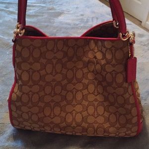 Coach Shoulder Bag with Dust Bag Included.